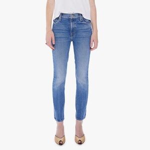 Mother mid-rise dazzler ankle jeans